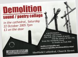 Demolition in the Cathedral, 22 Oct 2005